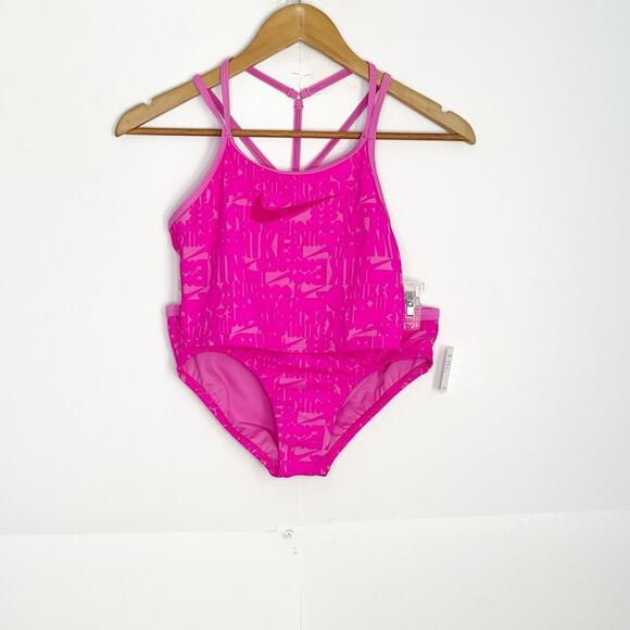 Nike Other - Nike Girls 2 Piece Swim Set Size Large